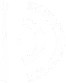 Logo de Drums Agency, con una baqueta y una onda expansiva. Metáfora sobre la publicidad, el marketing y la comunicación más primaria con tambores y la tecnología.