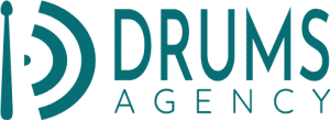 Logotipo de Drums Agency. Marketing Digital y Publicidad Local