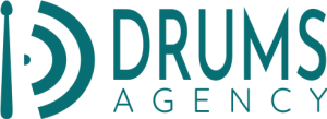 Logotipo de Drums Agency. Marketing Digital y Publicidad Local