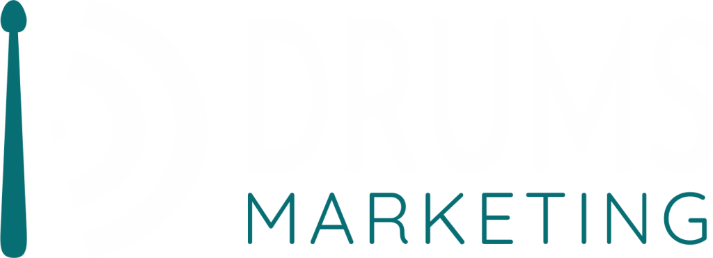 Logotipo Drums Marketing. Especialistas en Marketing Local para Pymes