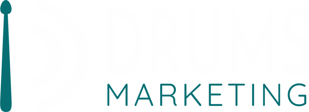 Logotipo Drums Marketing. Especialistas en Marketing Local para Pymes