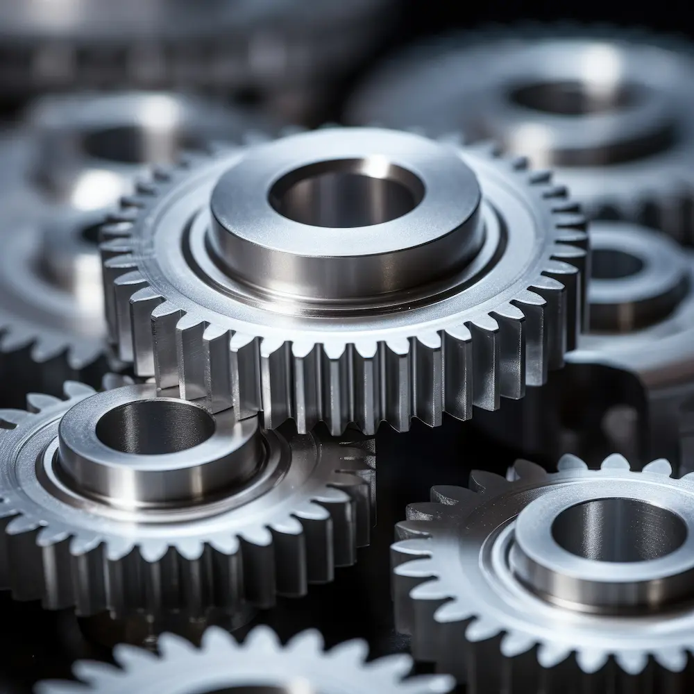 imagen de unos engranajes metálicos. Representación de las piezas que hacen funcionar el marketing local.